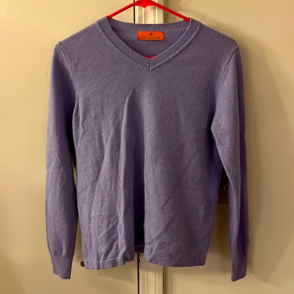 lang Sweaters - 💜Lavender 100% Cashmere Sweater